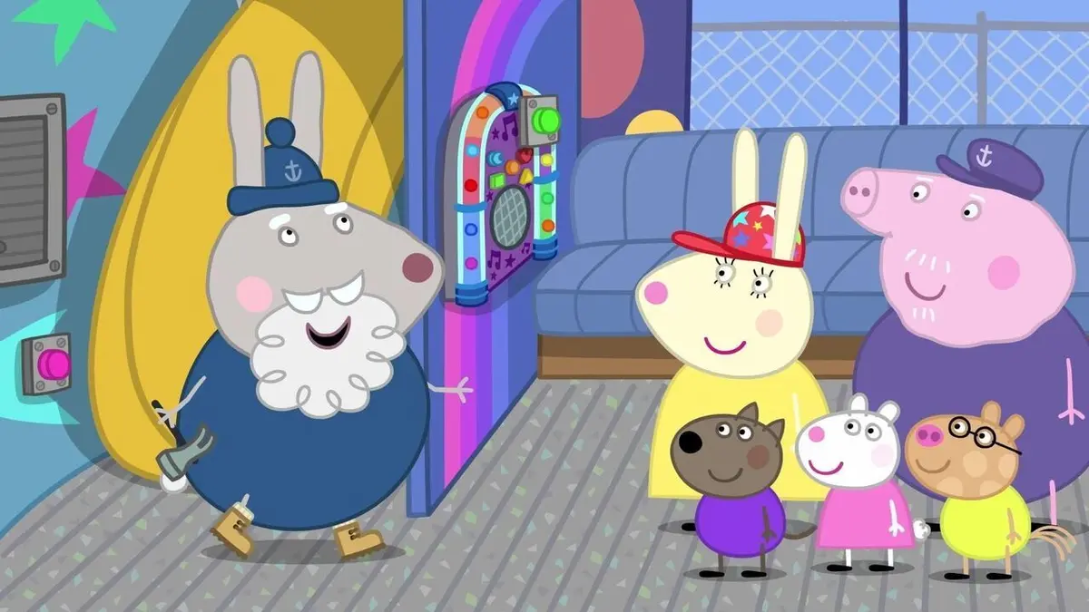 Peppa Pig S08E28 Le disco-bus hors service