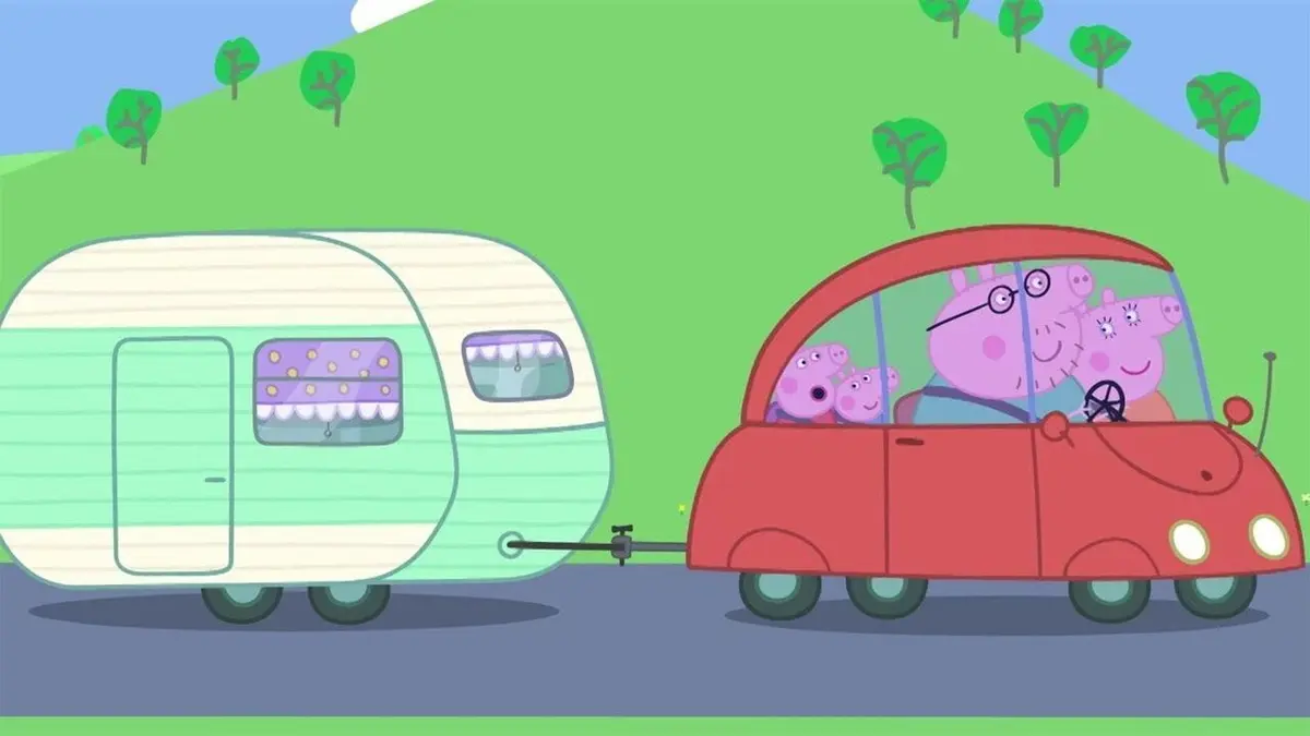 Peppa Pig S08E25 Les vacances en caravane