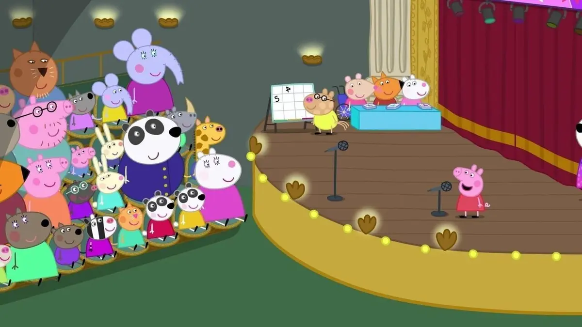 Peppa Pig S08E37 Le concours de chant
