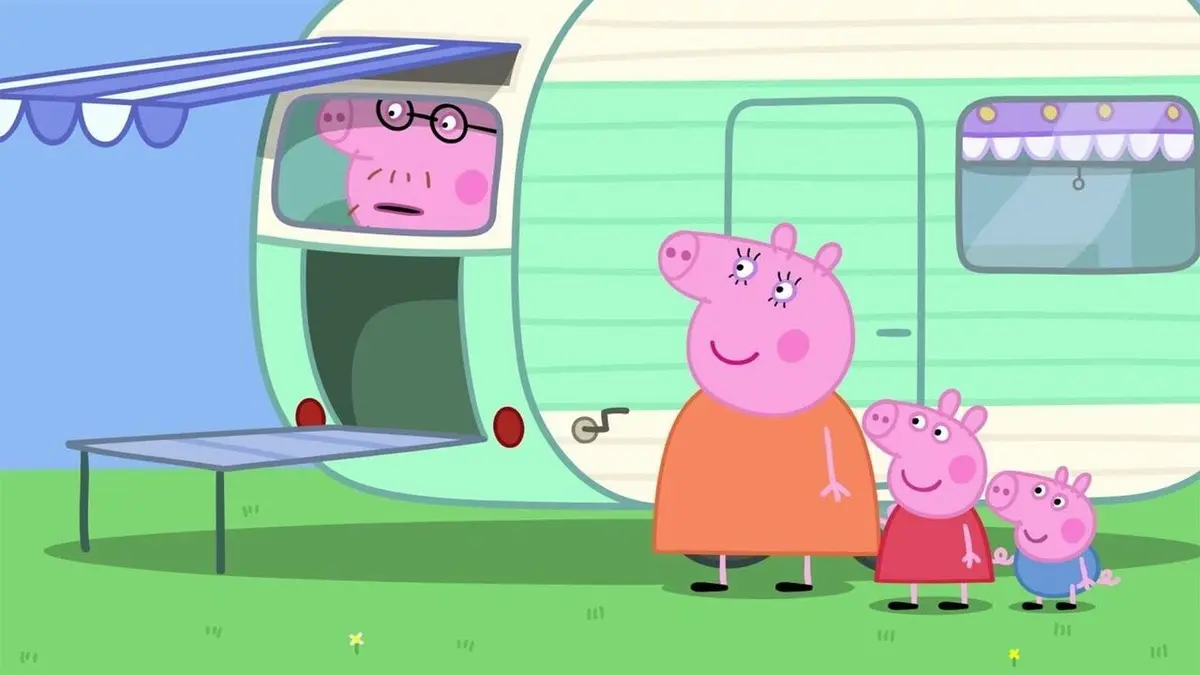 Peppa Pig S08E26 Les amis de caravane