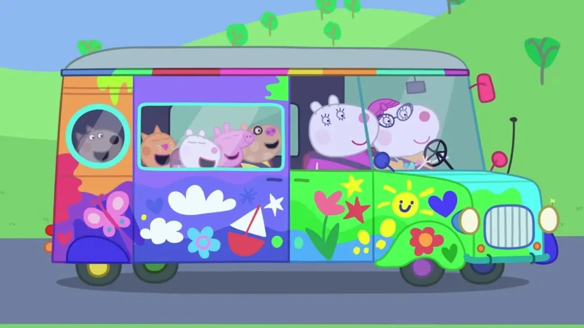 Peppa Pig S09E08 Le van artistique de mamie Sheep