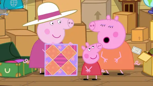 Peppa Pig S09E07 La couverture en patchwork