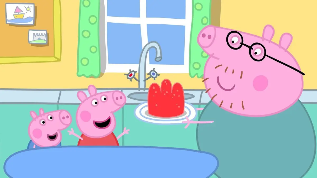 Peppa Pig S07E18 La gelée