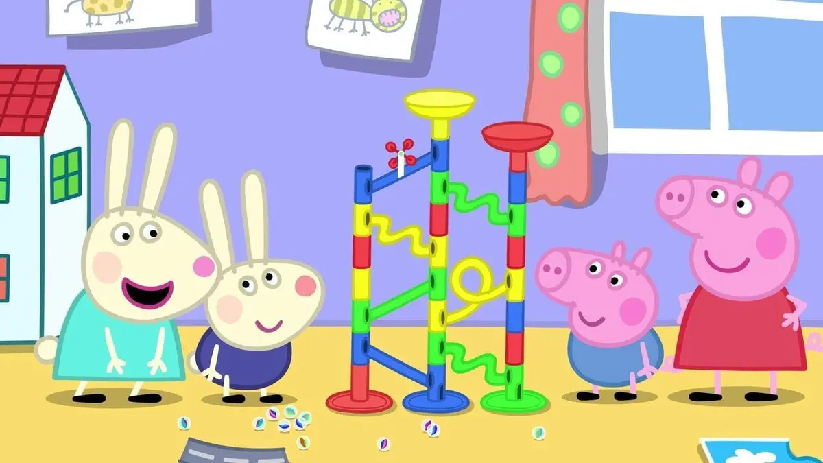 Peppa Pig S06E11 Le circuit à billes