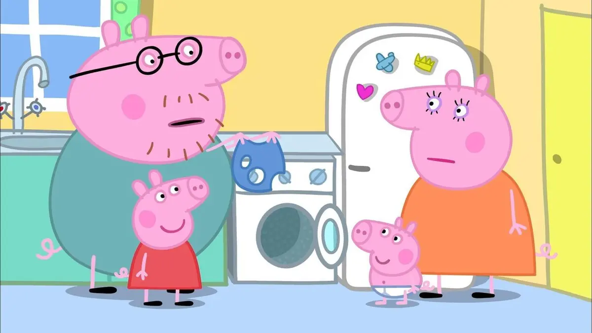 Peppa Pig S05E47 Les nouveaux vêtements de George