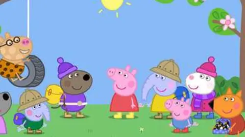 Peppa Pig en anglais S03E10 Washing / La lessive