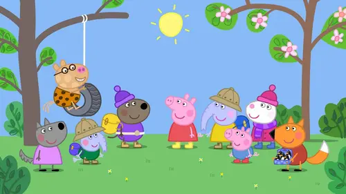 Peppa Pig en anglais School bus trip / Excursion en montage