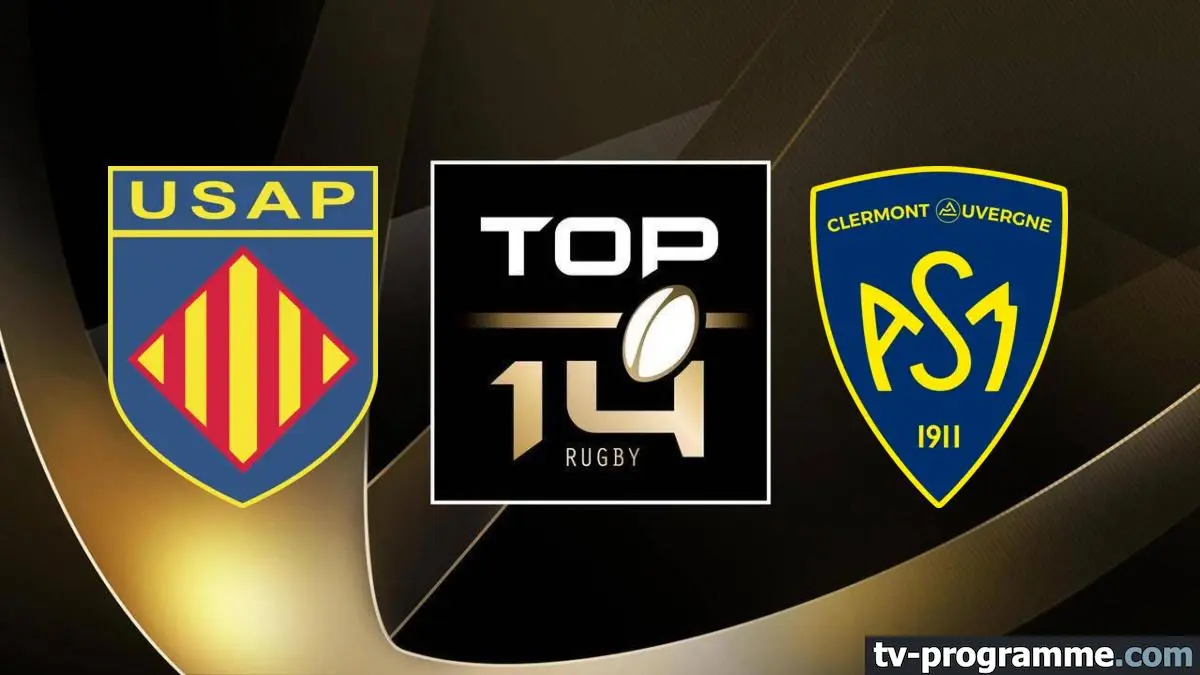 Perpignan / Clermont Rugby Top 14 2023/2024