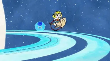 Dans les anneaux de Saturne