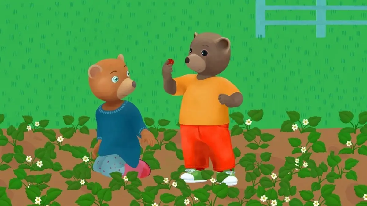Petit Ours Brun S01E01 Le goût des fraises