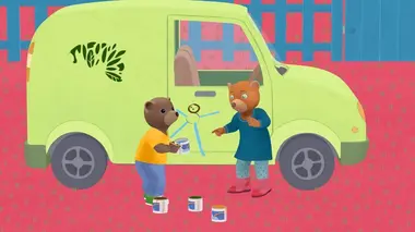 Une peinture pour la camionnette