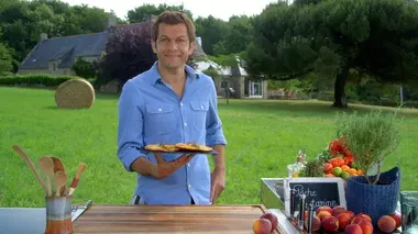 Artichaut frit, tomate et shiso