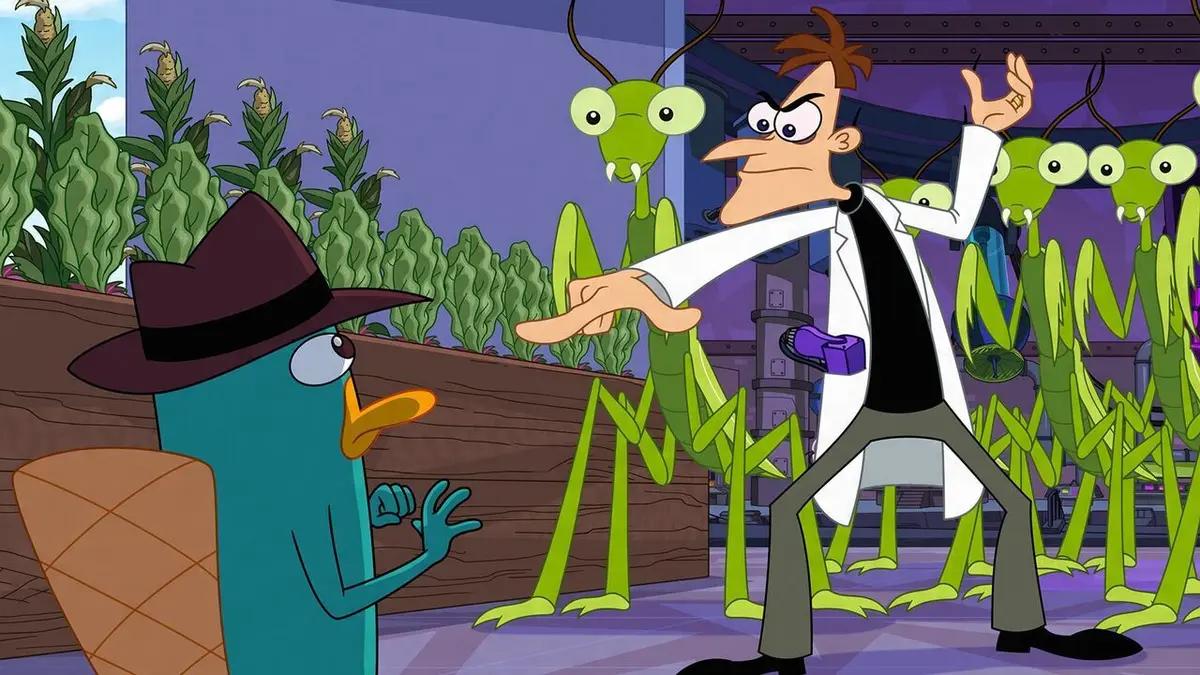 Phineas et Ferb S05E12 C'était pire avant / Sacrée mante !