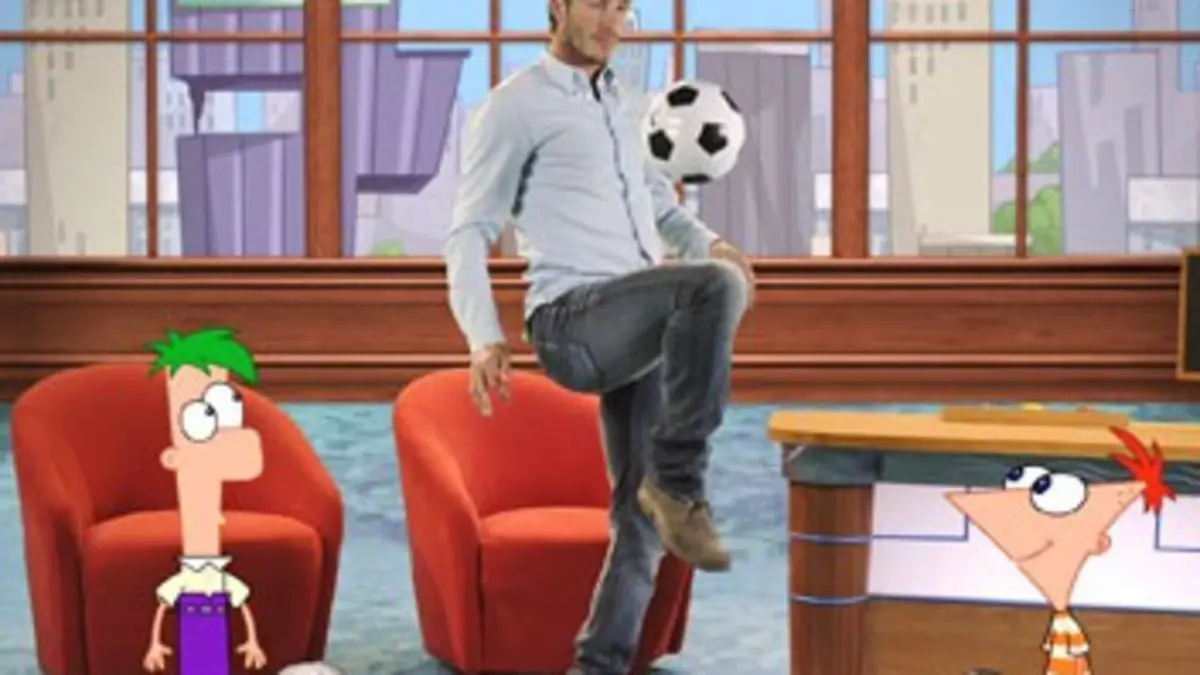 Phineas et Ferb, le show Entretien avec David Beckham