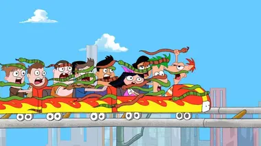 Phineas et Ferb S03E21 Les montagnes russes, la comédie musicale