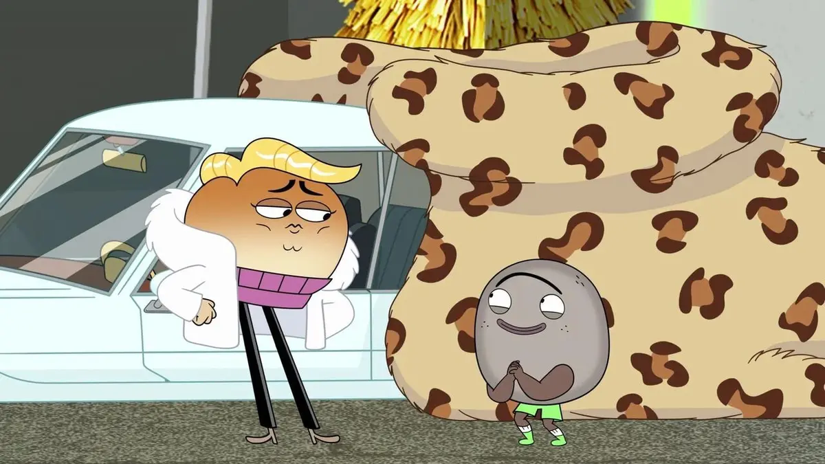 Pierre, Feuille, Ciseaux S02E01 Franz Roulé et le mini-short arc-en-ciel perdu du pharaon Atraxes le Bien Bombé