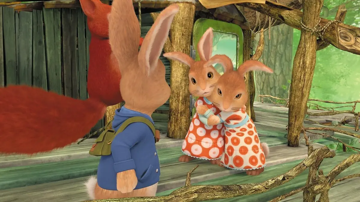 Pierre Lapin S02E07 Le sauvetage de la cabane dans l'arbre