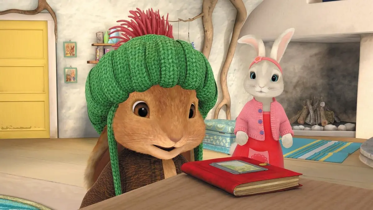 Visuel de Pierre Lapin S01E05 Les vers glissants d'ernest le blaireau