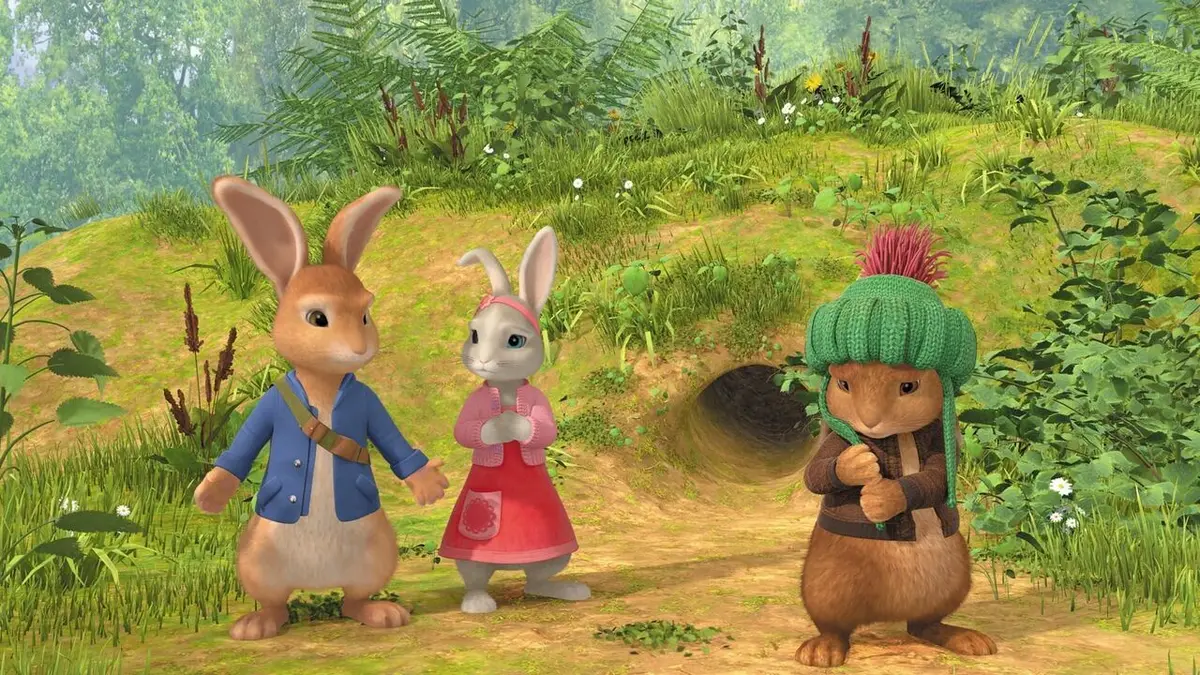 Visuel de Pierre Lapin S01E10 Pris au piege dans le noir