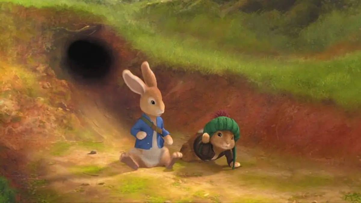 Visuel de Pierre Lapin S02E05 Queue-de-Coton en haut d'un arbre