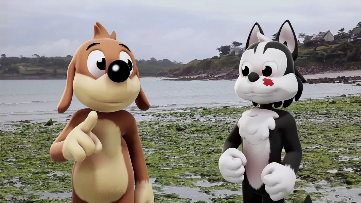 Pif et Hercule se mettent au vert S01E06 L'élevage et le littoral breton