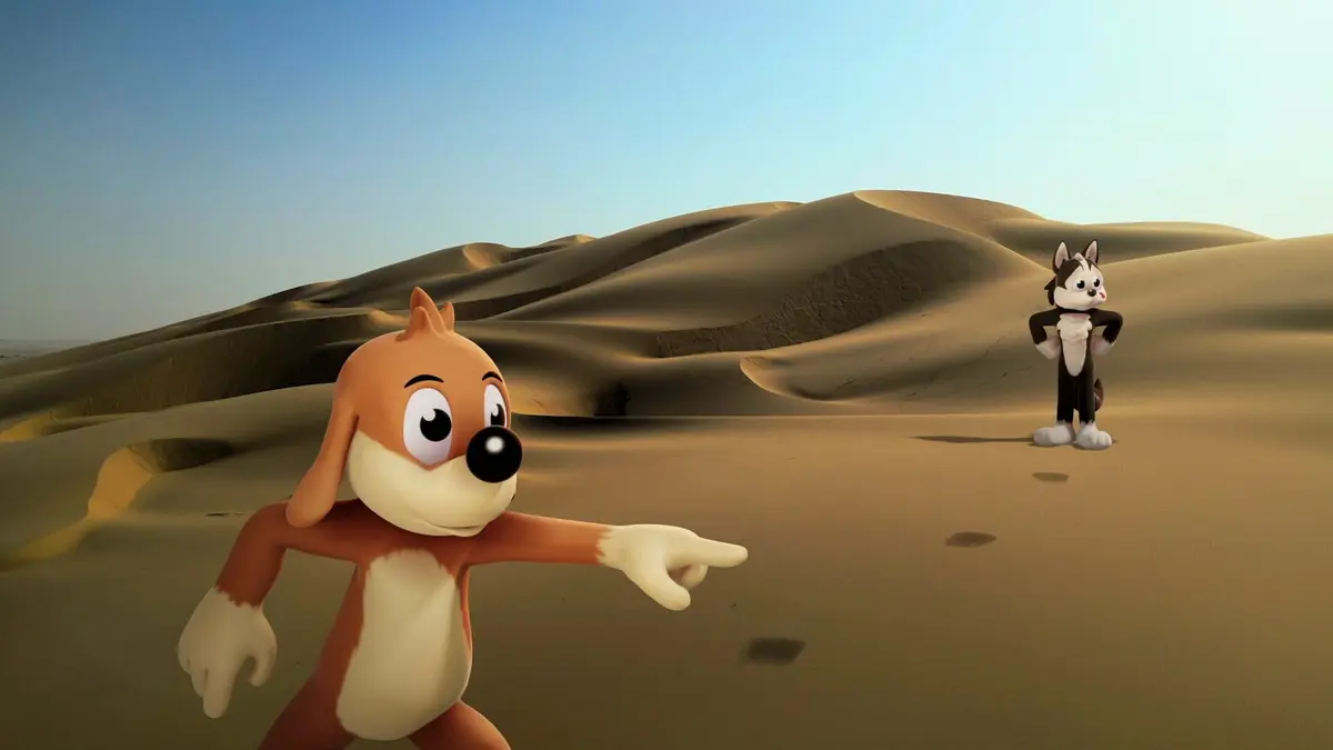 Pif et Hercule se mettent au vert S01E23 La revégétalisation et les oryx d'Arabie