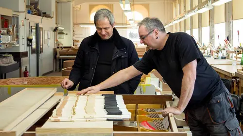 Casting Piotr Anderszewski et son piano