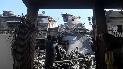 Plane Crash Recreated Pakistan 8303