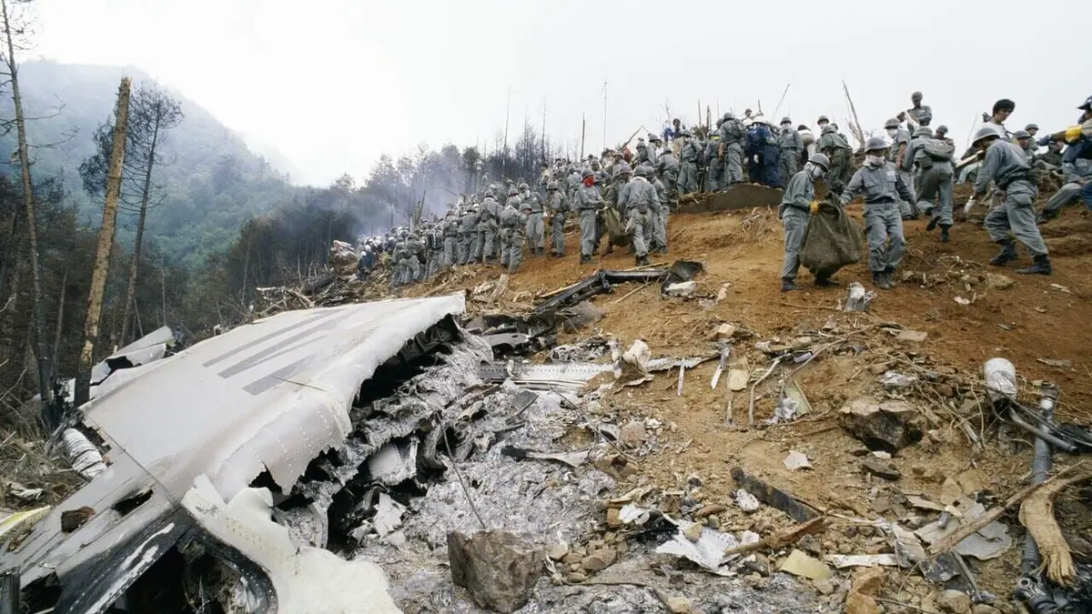 Plane Crash Recreated JAL123