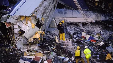 Plane Crash Recreated Kegworth, vol BD 092