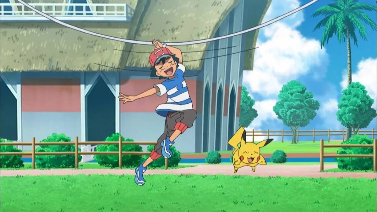 Pokémon : le soleil et la lune S21E46 Le prisme entre la lumière et les ténèbres !