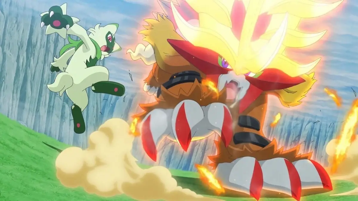Pokémon : Les Horizons S27E36 Une colonne de feu