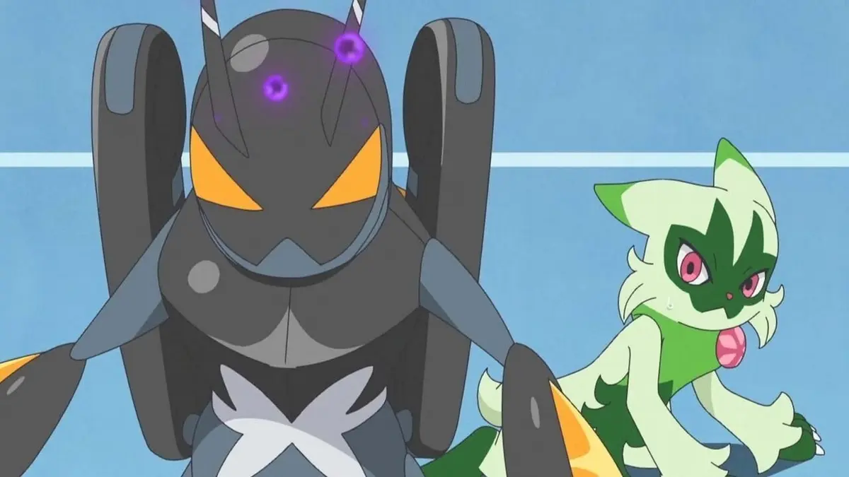 Pokémon : Les Horizons S27E11 Liko contre Cayenn ! Un combat acharné !
