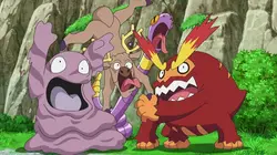Pokémon, les voyages S23E23 Panique au parc !
