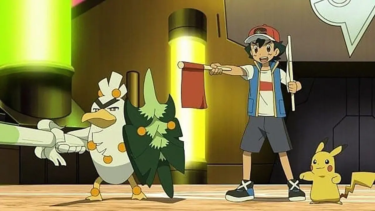 Pokémon, les voyages S25E13 La science va ouvrir la voie... grâce à la stratégie