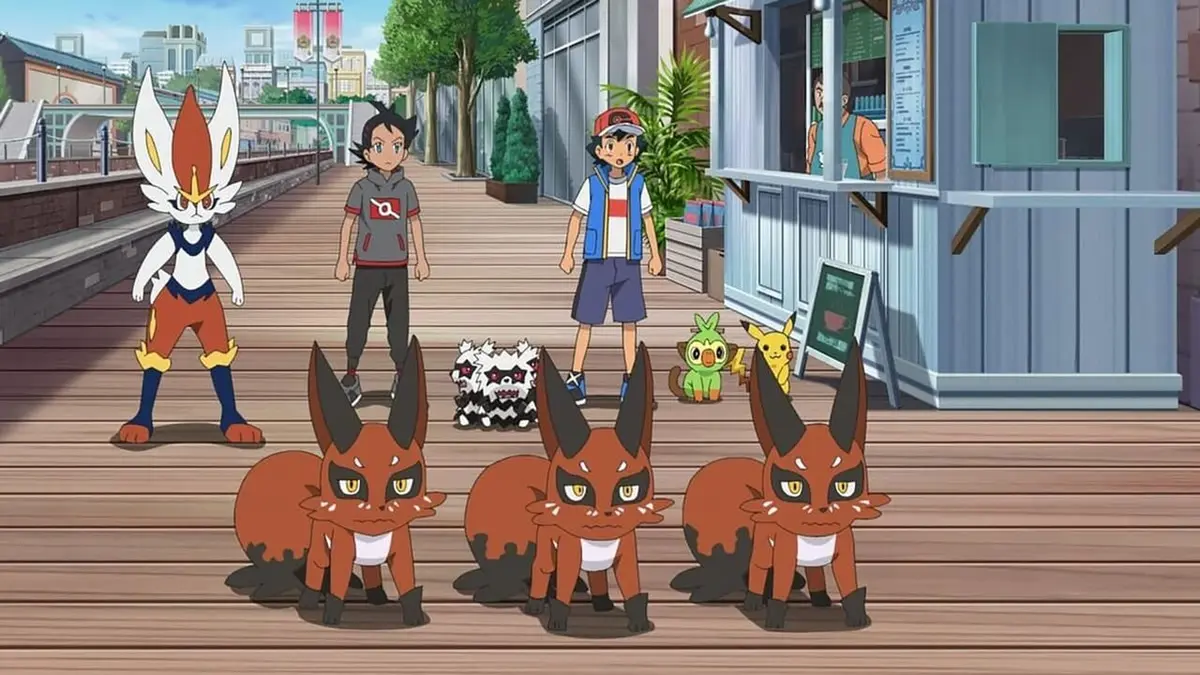 Pokémon, les voyages S25E34 Rencontres autour d'un scone !