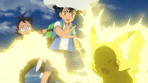 Pokémon, les voyages S23E26 Le magicarpe qui monte, qui monte... en streaming
