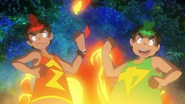 Pokémon, les voyages S24E28 On donne tout jusqu'à la ligne d'arrivée