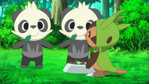 Pokémon : XY S17E11 Une forêt de bambous pleine de surprises ! en streaming