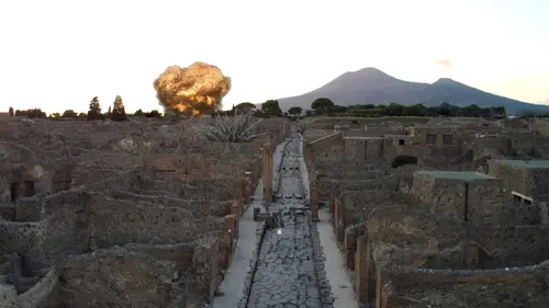 Pompéi sous les bombes