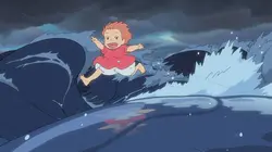 Ponyo sur la falaise