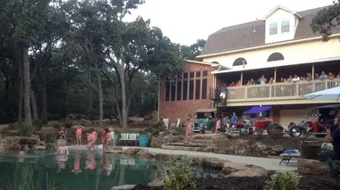 Piscine de jardin anglais