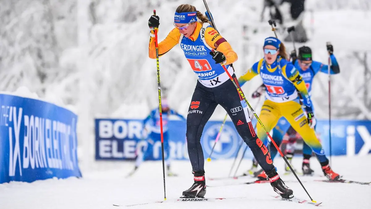 Poursuite 10 km dames Biathlon Coupe du monde