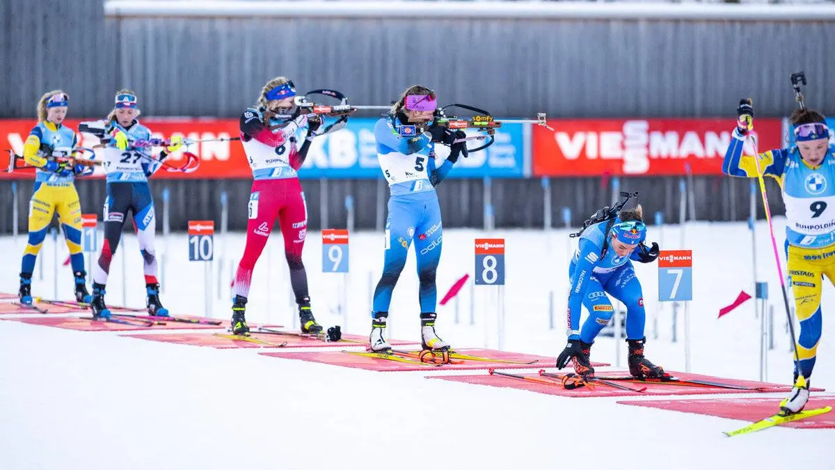 Poursuite 10 km dames Biathlon Coupe du monde
