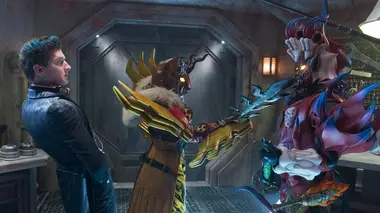 Power Rangers Dino Super Charge S23E17 Worg l'homme des cavernes
