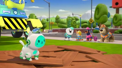 Pupstruction, les chiots en action S01E09 Robo-Chat / Les petits chiens sous-marins