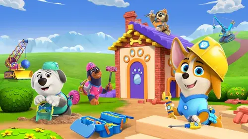 Pupstruction, les chiots en action Mission spatiale