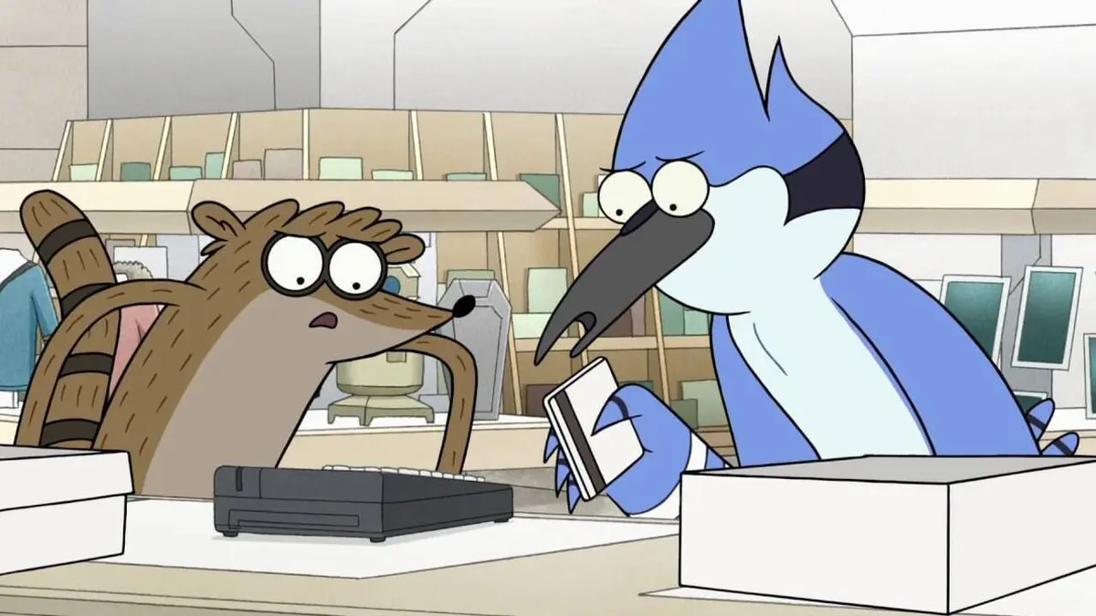 Regular Show S08E04 Crédits espace