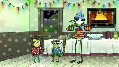 Regular Show S06E13 Joyeux Noël, Mordecai