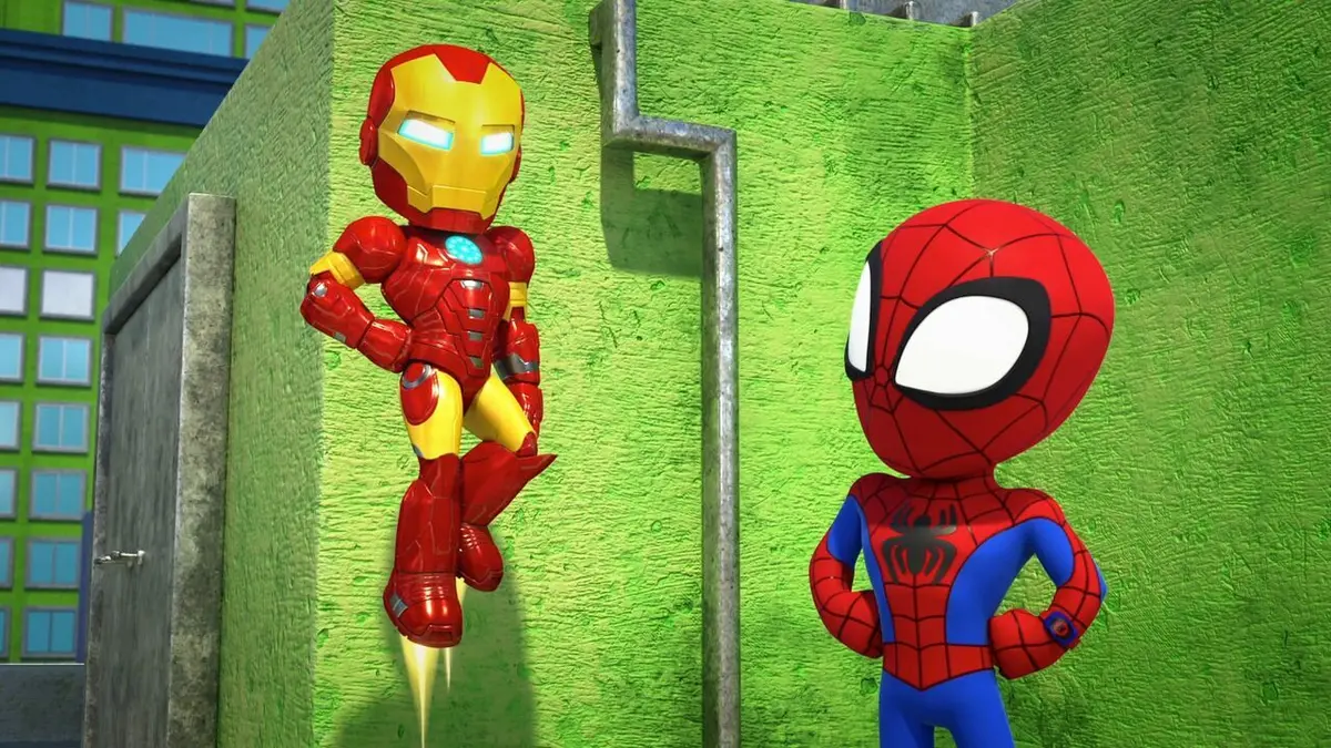 Rencontre Spidey et ses amis extraordinaires (courts-métrages) S02E02 Iron Man donne un coup de main
